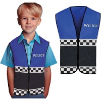 Gilet da polizia blu per bambini