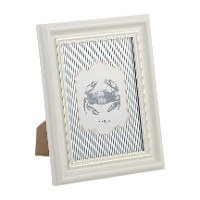 Cornice per foto 13 x 18 cm bianca in stile vintage