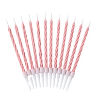Candele a spirale 8,5 cm - 12 pezzi