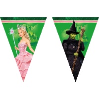 Bandierina di Wicked con Glinda e la Strega Cattiva