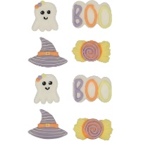 Figure di zucchero di Halloween di fantasma e strega - Wilton - 8 pezzi