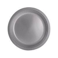 Piatti di plastica colorati di 26 cm - 10 pezzi