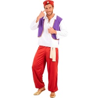 Costume arabo con foulard per uomo