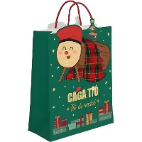 Borsa regalo 14 x 11,5 x 6,7 cm Tió de Nadal