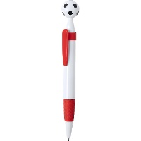 Penna a sfera colorata a tema calcio
