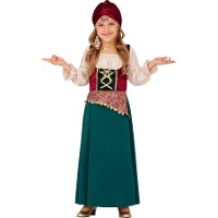 Costume da chiaroveggente zingara per bambina
