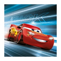 Tovaglioli Cars blu 16,5 x 16,5 cm - 20 pezzi