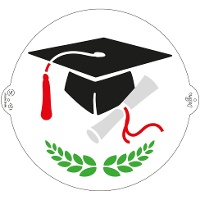 Stencil di Laurea per studenti di 25 cm - Decora