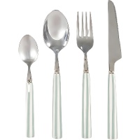 Set di posate Bengala Mint a righe - 4 pezzi