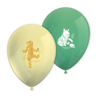 Palloncini in lattice Winnie the Pooh tema natura - 8 pezzi