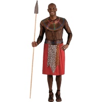 Costume africano Masai per uomo