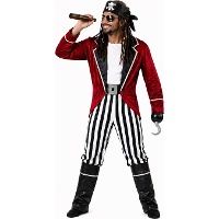 Costume da pirata corsaro inglese per uomo