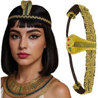 Diadema egizia con serpente