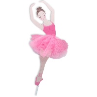 Topper per torta di Ballerina con tutù - 1 unità