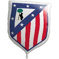 Palloncino foil con stemma dell'Atlético de Madrid 55 x 46 cm