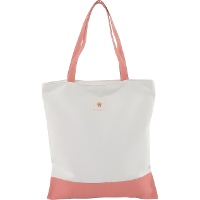 Borsa in tessuto bicolore con cerniera - 1 unità