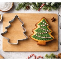 Tagliabiscotti a forma di albero di Natale da 9 cm