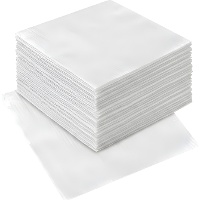 Tovaglioli bianchi 16,5 x 16,5 cm - 80 pezzi