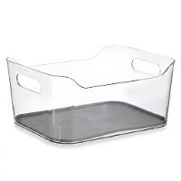 Organizzatore da bagno di 24,5 x 17 x 10,5 cm con maniglie
