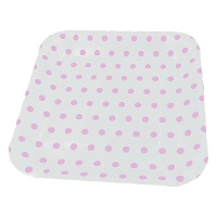 Piatti quadrati a pois da 22 x 22 cm - 6 unità