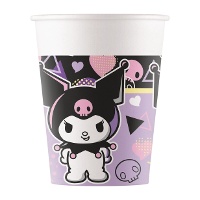 Bicchieri Kuromi da 200 ml - confezione da 8