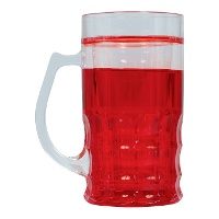 Boccale di birra con 