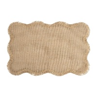 Tovaglietta individuale 45 x 30 cm con bordo ondulato - 1 pezzo