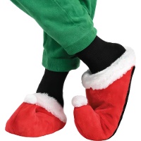 Babbucce di Babbo Natale da 30 cm - 1 paio