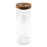 Vaso di vetro da 1,3 L con coperchio