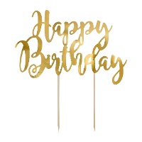 Topper per torta di Buon Compleanno - 1 unità