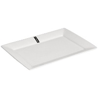Piatto rettangolare in porcellana 36 x 25,3 cm - Vessia - 2 pezzi