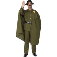 Costume da guardia civile con mantello per uomo