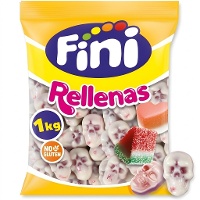 Caramelle gommose a forma di teschio ripiene - Fini - 1 kg