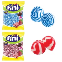 Baci twisty al lampone - Fini - 250 pezzi