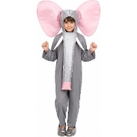 Costume da elefante con cappuccio per bambino