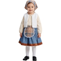 Costume da pastorella con bisaccia per bambina