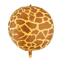 Palloncino Orbz con stampa giraffa, 50 cm
