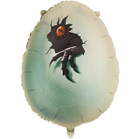 Palloncino foil Jurassic World a forma di uovo 64 x 48 cm