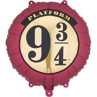 Palloncino di Harry Potter Platform 9 3/4 da 35 cm