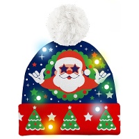 Cappello natalizio luminoso di Babbo Natale