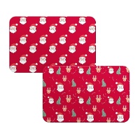 Tovaglietta rossa Babbo Natale 43 x 28 cm - 1 pz.