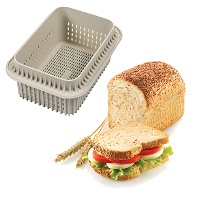 Stampo rettangolare 15 x 10 x 7,5 cm per pane in cassetta - Silikomart