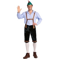 Costume da tirolese con cappello per uomo