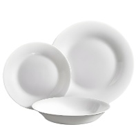 Servizio di piatti lisci - 18 pezzi