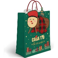 Sacchetto regalo 23 x 18 x 10 cm - Tió de Nadal
