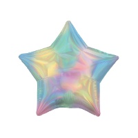 Palloncino iridescente a forma di stella da 48 cm - Anagram - 1 unità