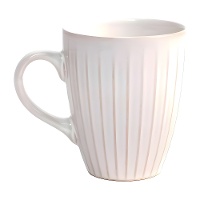 Tazza da 330 ml avorio a righe