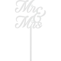 Topper per torta MR & MRS