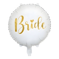 Palloncino da sposa bianco di 45 cm