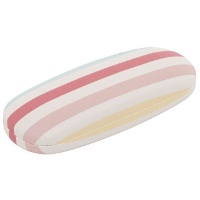 Astuccio per occhiali a righe pastello